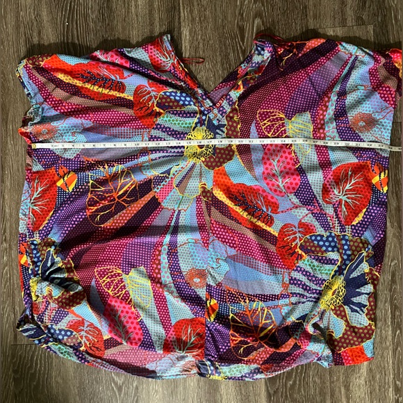 Josie natori size size m/l shirt beach cover up - Picture 3 of 7